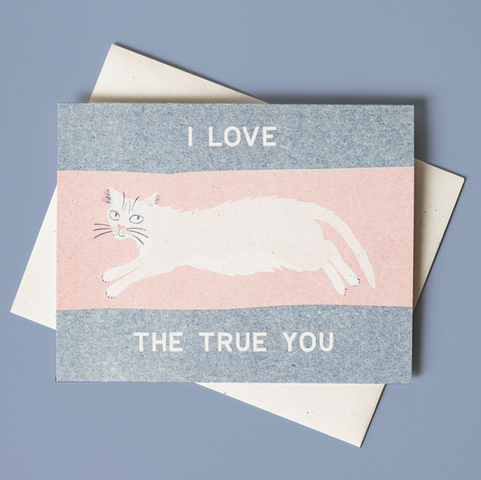 BROMSTAD PRINTING I Love the True You - Trans Pride Card