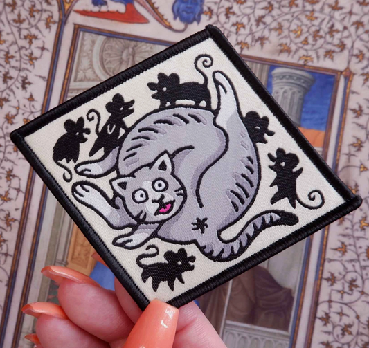 CAT COVEN Butt Licker Woven Patch