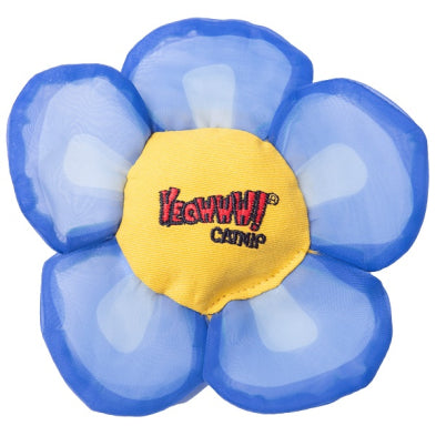 YEOWWW! Catnip Daisy Flower Top, Blue