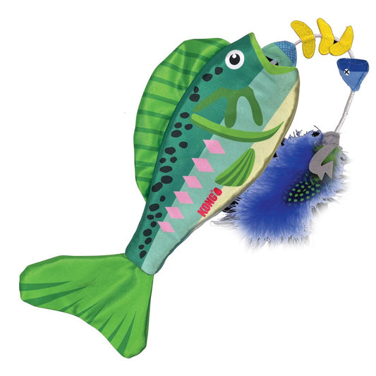 KONG Wrangler Angler Fish Toy