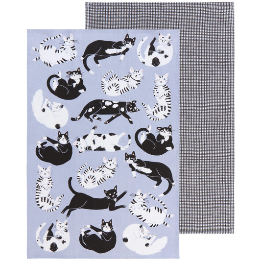 DANICA Meow & Furever Dishtowels, Set of 2