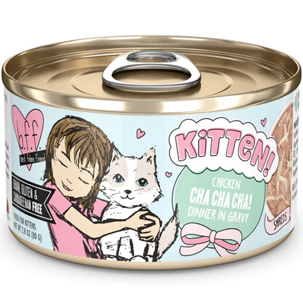 B.F.F. Kitten Cha Cha Cha! Chicken in Gravy, 80g (2.8oz)