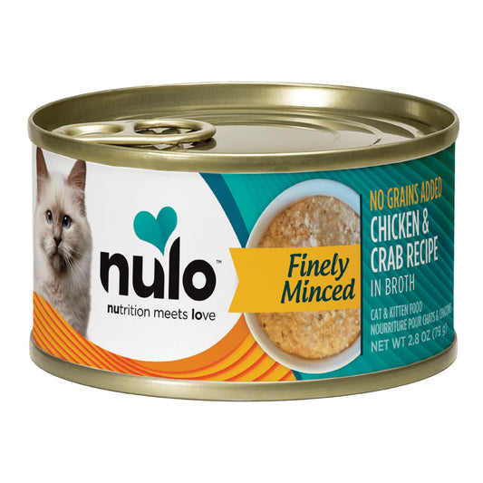 NULO Finely Minced Chicken & Crab, 79g (2.8oz)