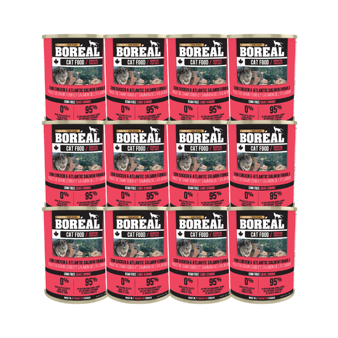 BORÉAL Cobb Chicken and Atlantic Salmon, 369g (13oz) *CASE (12 CANS)*