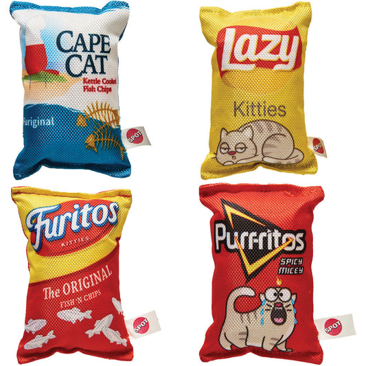 SPOT ETHICAL PET PRODUCTS Fun Food Kitty Chips, Assorted "flavours"
