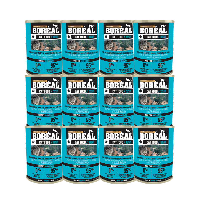 BOREAL Cobb Chicken, Atlantic Salmon & Canadian Duck, 369g (13oz) *CASE (12 CANS)*