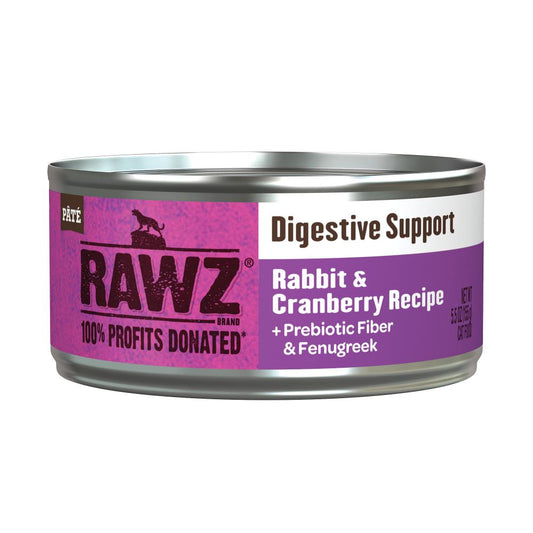 RAWZ Digestive Support Rabbit & Cranberry, 156g (5.5oz)