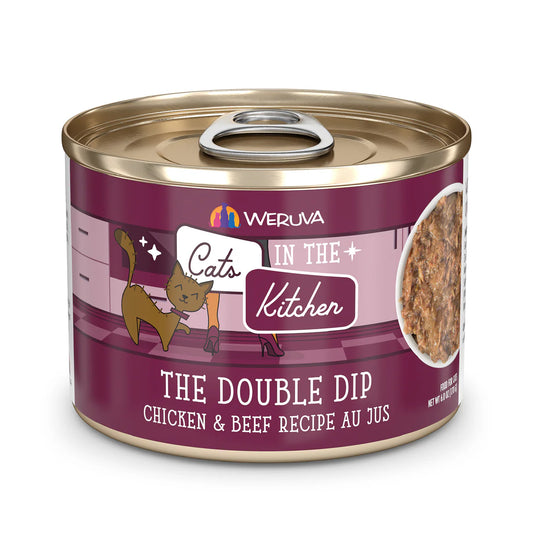 CATS IN THE KITCHEN The Double Dip Chicken and Beef Au Jus, 170g (6oz)