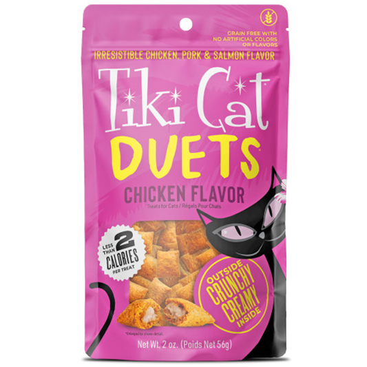 TIKI CAT Duets Chicken Treat, 56g (2oz)