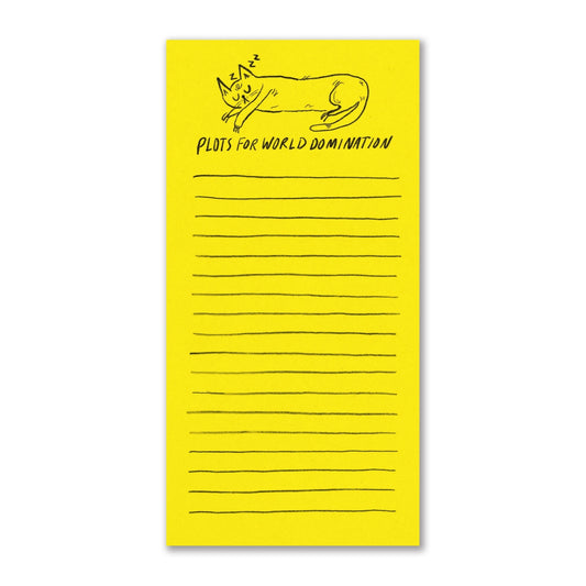 BADGER & BURKE World Domination Notepad