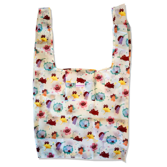 MAOFRIENDS Kiki's Flower Field Reusable Grocery Shopping Bag