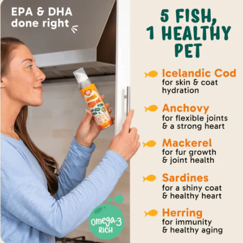 FAM PETS Icelandic Wild Caught Fish Oil, 147ml