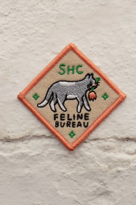 STAY HOME CLUB SHC Feline Bureau Felt Sticky Patch