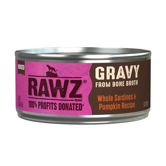 RAWZ Gravy Whole Sardines & Pumpkin, 156g (5.5oz)