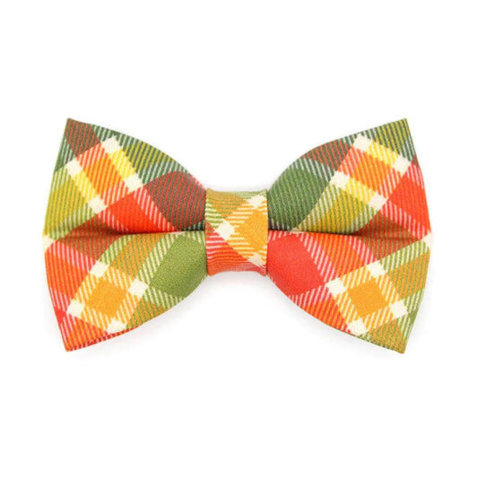 MADE BY CLEO Apple Crisp Plaid Bow Tie