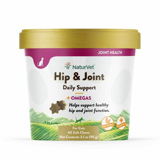 NATURVET Soft Chew Hip & Joint + Omega, 60ct