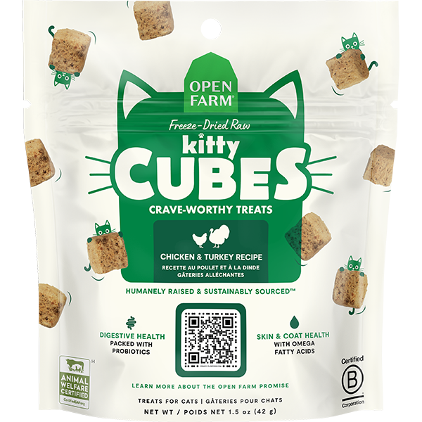 OPEN FARM Kitty Cubes Chicken & Turkey Recipe, 42g (1.5oz)