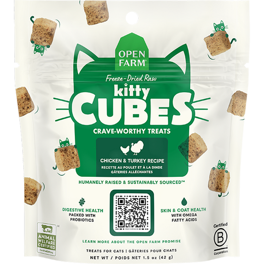 OPEN FARM Kitty Cubes Chicken & Turkey Recipe, 42g (1.5oz)