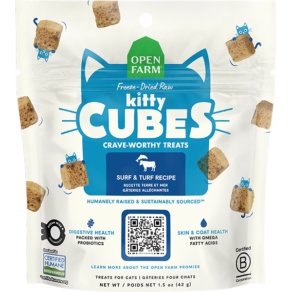 OPEN FARM Kitty Cubes Surf & Turf Recipe, 42g (1.5oz)