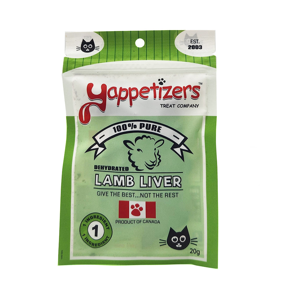 YAPPETIZERS Dehydrated Lamb Liver, 20g