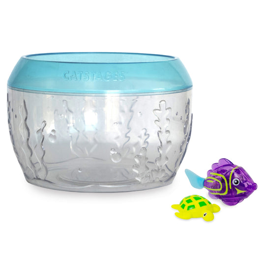 CATSTAGES Meow-Smerizing Fish Bowl