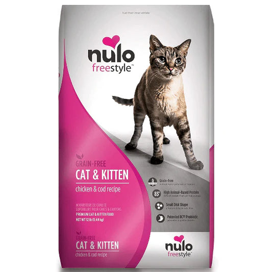 NULO Freestyle Cat & Kitten Chicken & Cod, 5.44kg (12lb)