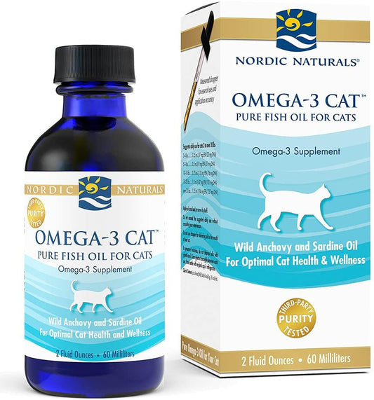 NORDIC NATURALS Omega-3 Cat, 60ml (2oz)