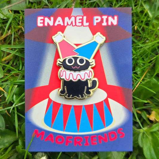 MAOFRIENDS Clown Cat Pin