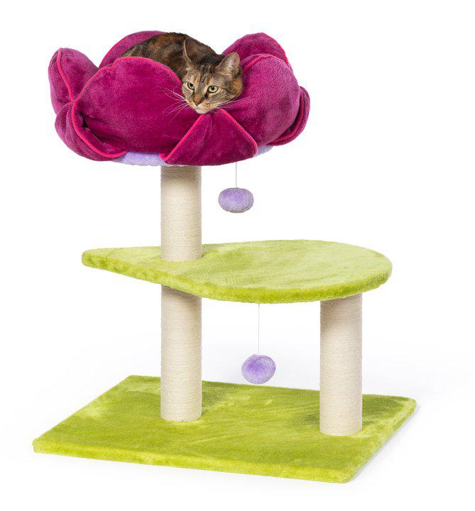 PREVUE Flower Power Cat Post