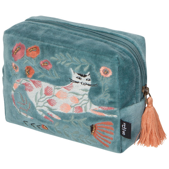 DANICA Catbloom Embroidered Pouch