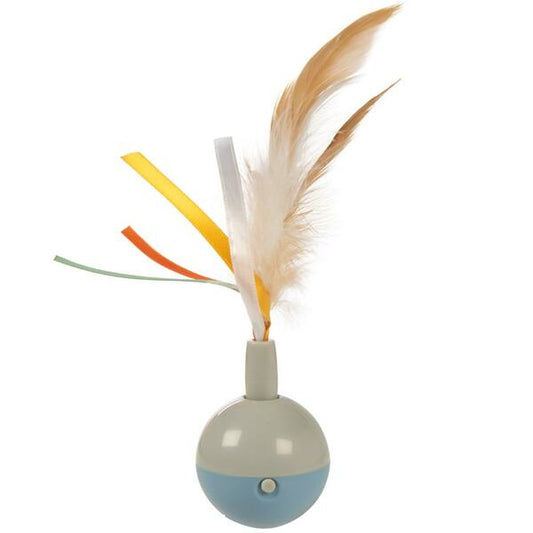 SMARTYKAT Instincts Rowdy Ribbons Electronic Motion Spinning Ball