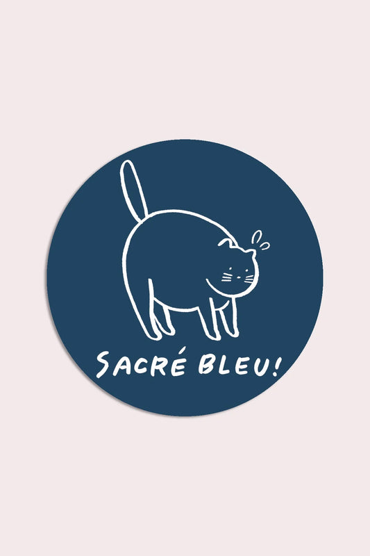 STAY HOME CLUB Sacré Bleu Vinyl Sticker