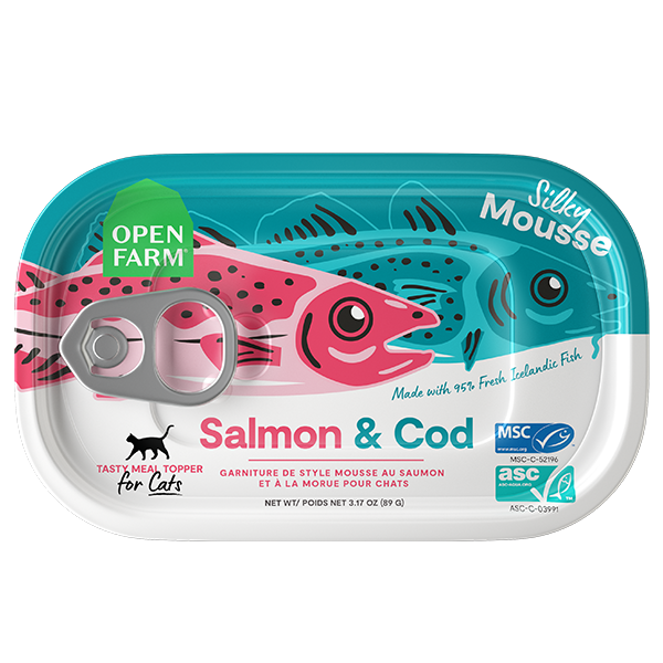 OPEN FARM Salmon & Cod Topper, 89g (3.17oz)