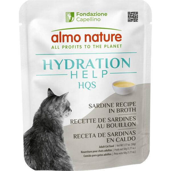 ALMO HQS Hydration Help Sardine Broth w/Sardines, 50g (1.77oz)