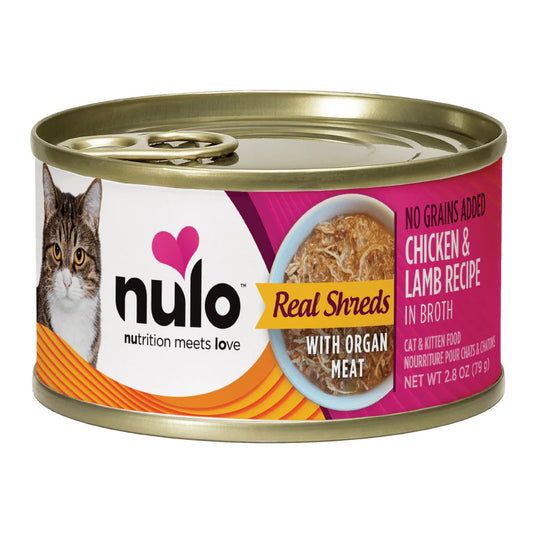 NULO Real Shreds Chicken & Lamb w/Organ Meat, 79g (2.8oz)