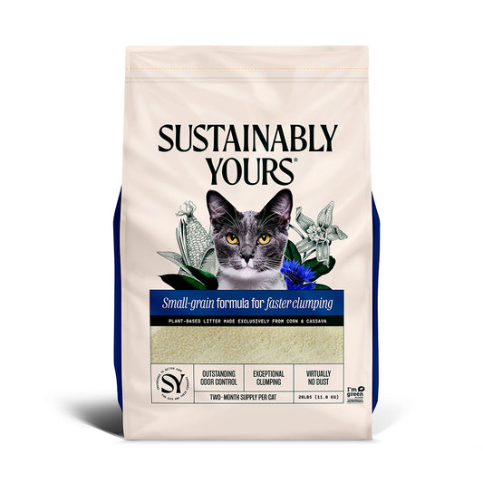 SUSTAINABLY YOURS Small Grain Formula (Formerly Multi-Cat Plus) Litter, 26lb