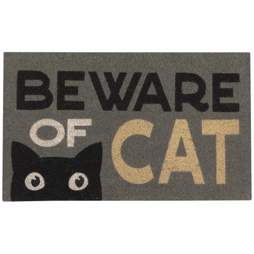 DANICA Beware Of Cat Coir Fibre Doormat