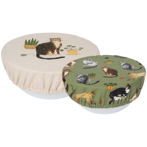 DANICA Cat Collective Bowl Covers, Set of 2