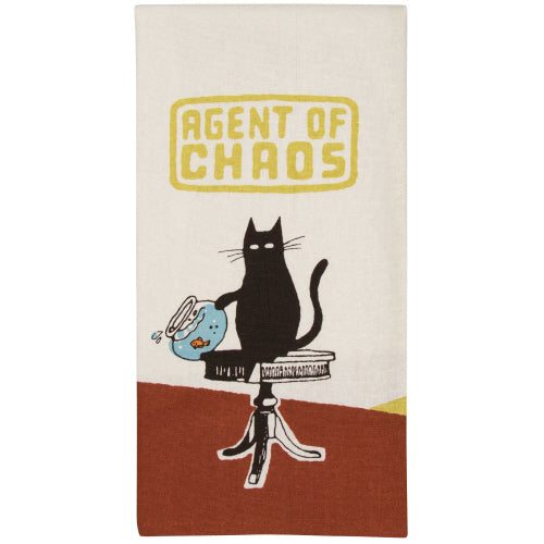 BLUE Q Agent Of Chaos Dish Towel