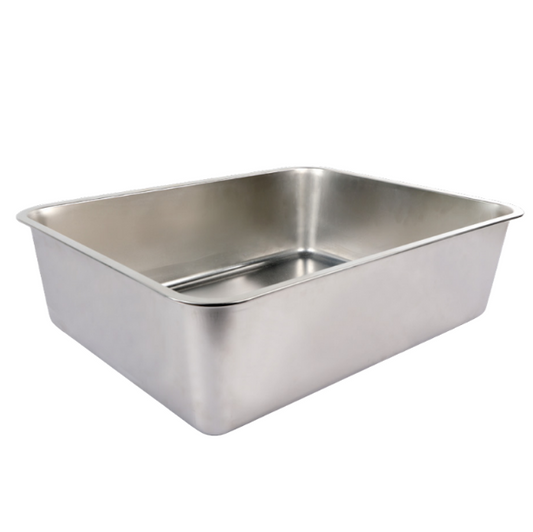 ALL FOR PAWS Go Fresh Stainless Steel Litter Pan