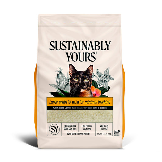 SUSTAINABLY YOURS Multi-Cat Large Grain Litter, 11.8kg (26lbs)