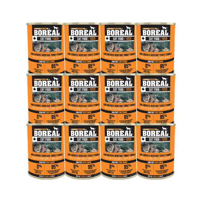 BORÉAL Cobb Chicken and Heritage Turkey, 369g (13oz) *CASE (12 CANS)*