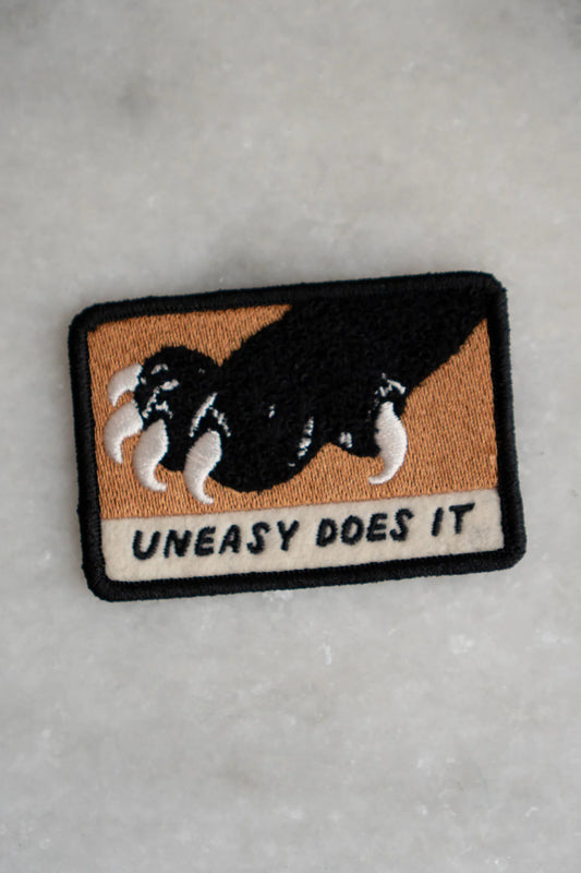 STAY HOME CLUB Uneasy Does It Patch