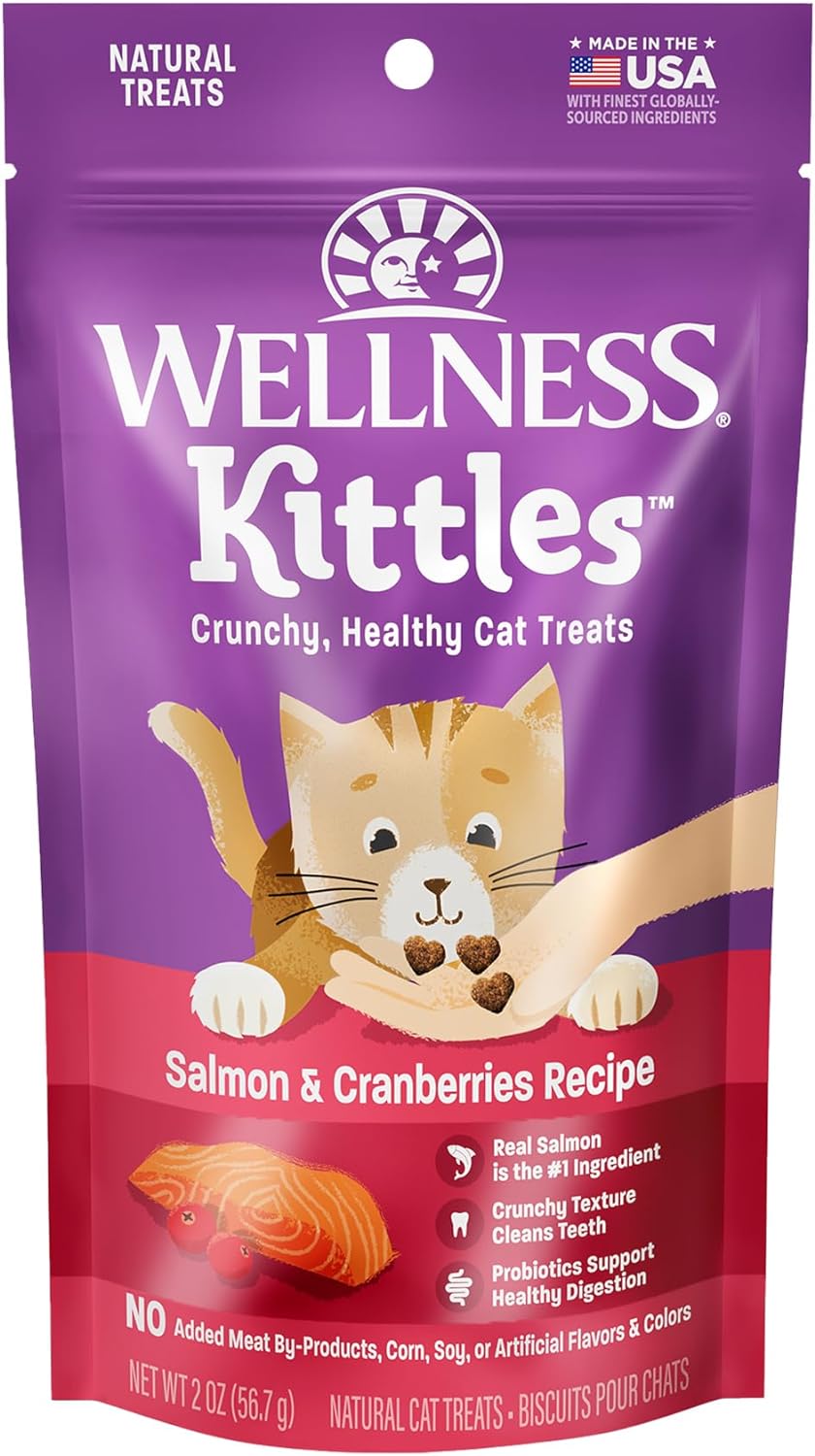 WELLNESS Kittles Salmon & Cranberries, 56.7g