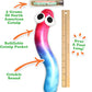 MEOWIJUANA Get Kickin' Pink/Blue Worm Kicker