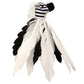 SMARTYKAT Instincts Zingy Zebra Toss & Chase Catnip/Silvervine Feather Toy