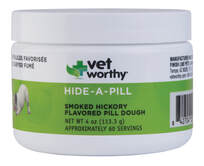 VET WORTHY Hide-a-Pill Hickory Smoked Flavoured Pill Paste, 113.3g (4oz)