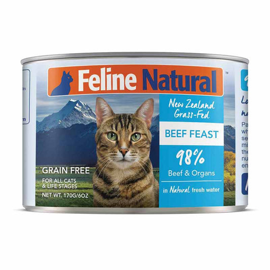 FELINE NATURAL New Zealand Beef Feast, 170g (6oz)