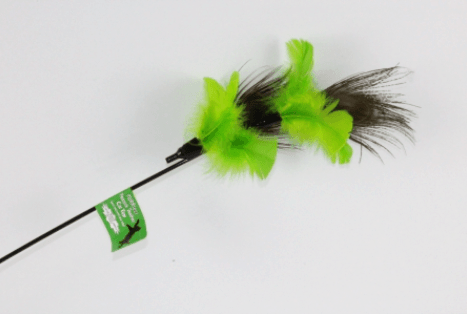 VEE ENTERPRISES Purrfect Peacock Feather Toy