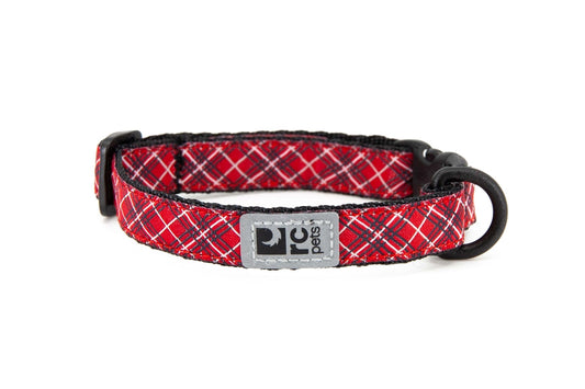 RC PETS Breakaway Collar Red Tartan